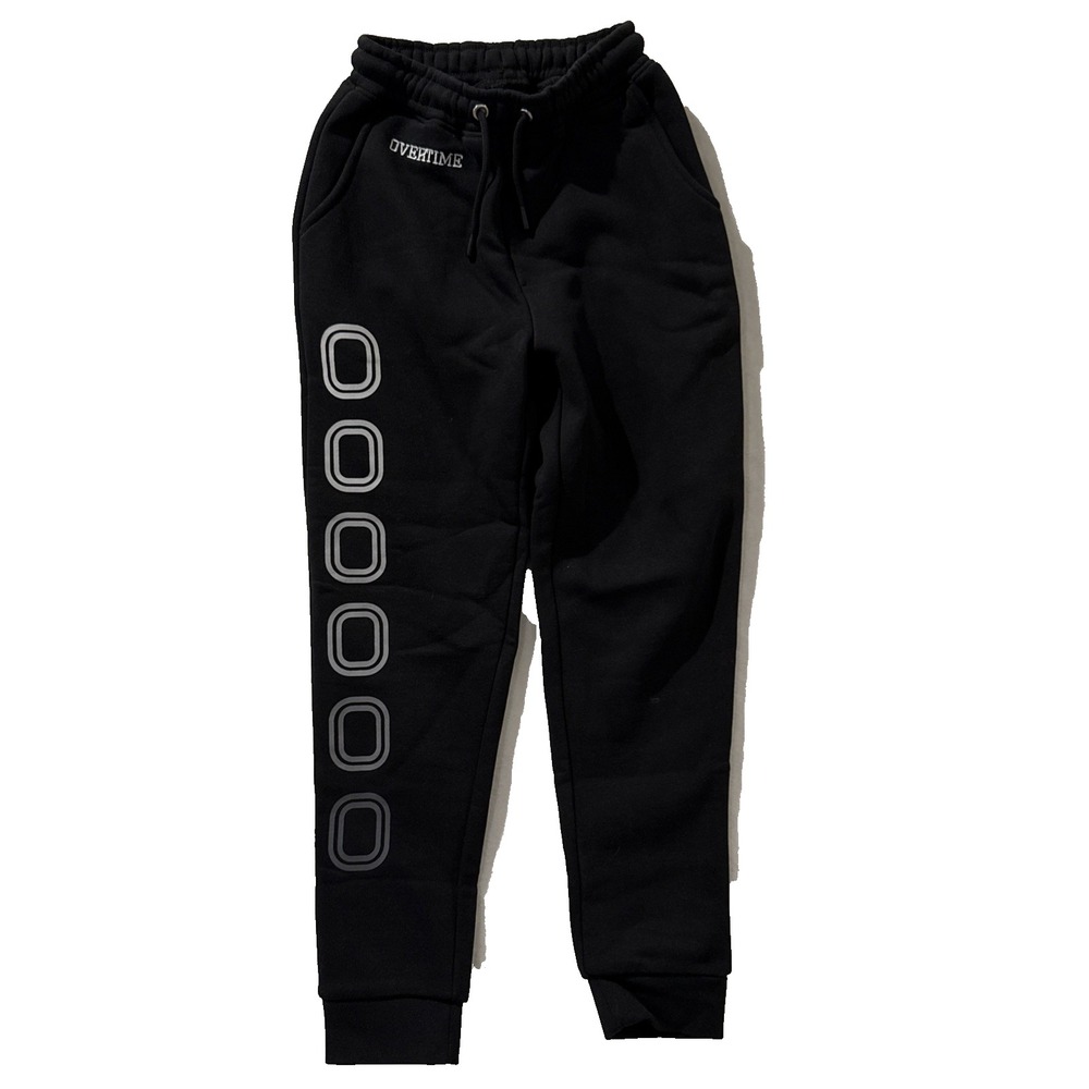 Overtime Men's Black Sweatpants Size Large Youth/ Kids